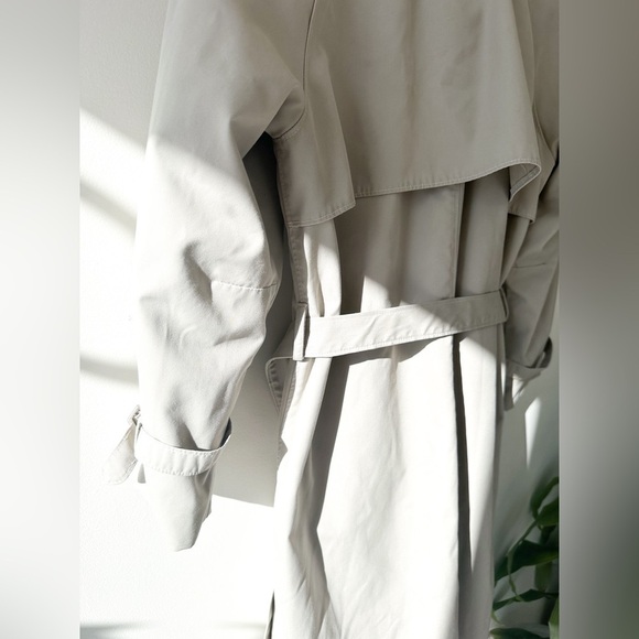Vintage - Lodon Fog Maincoats - Belted Trench Coat - Tan Size: 10p - Picture 4 of 11